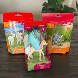Brand New NWT Schleich Animal Figures